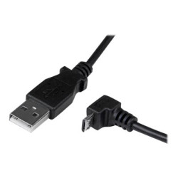 StarTech.com Cavo micro USB 2 m - A a Micro B angolare verso il basso - Cavo USB - Micro-USB Tipo B (M) a USB (M) - USB 2.0 - 2