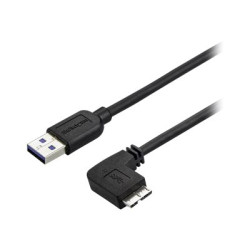 StarTech.com Cavo Micro USB 3.0 slim - USB-A a Micro-B ad angolo destro da 2m - M/M - Cavo USB - Micro USB tipo B (M) a USB Tip