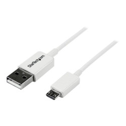 StarTech.com Cavo micro USB bianco 0,5 m - A a Micro B - Cavo USB - Micro-USB Tipo B (M) a USB (M) - USB 2.0 - 0.5 m - stampato