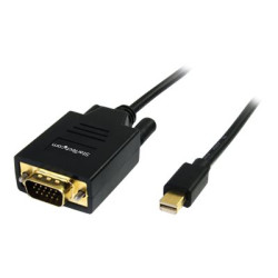 StarTech.com Cavo mini DisplayPort a VGA da 1,8 m - M/M - Convertitore video - VGA - DisplayPort - nero