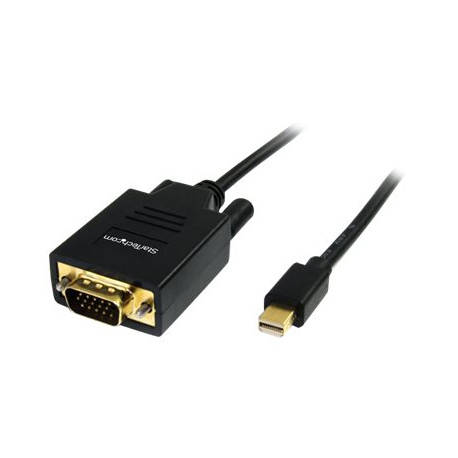 StarTech.com Cavo mini DisplayPort a VGA da 1,8 m - M/M - Convertitore video - VGA - DisplayPort - nero