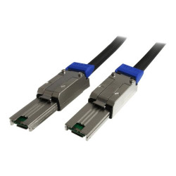 StarTech.com Cavo Mini SAS esterno 2 m - Serial Attached SCSI SFF-8088 a SFF-8088 - Cavo esterno SAS - Compatibile TAA - SAS 6G