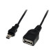 StarTech.com Cavo Mini USB 2.0 30 cm - USB A a Mini B F/M - Cavo USB - USB (F) a mini-USB Type B (M) - USB 2.0 - 30 cm - nero