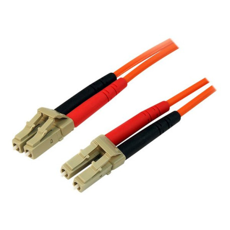 StarTech.com Cavo patch duplex in fibra multimodale 50/125 15 m LC/LC - LSZH (50FIBLCLC15) - Cavo di rete - LC multi-mode (M) a