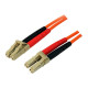 StarTech.com Cavo patch duplex in fibra multimodale 50/125 3 m LC/LC - LSZH (50FIBLCLC3) - Cavo di rete - LC multi-mode (M) a L