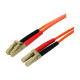 StarTech.com Cavo patch duplex in fibra multimodale 50/125 da 1m - LSZH  LC/LC - OM2 (50FIBLCLC1) - Cavo di rete - LC multi-mod