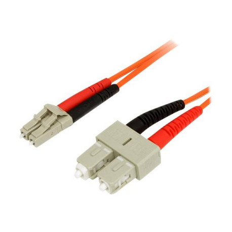 StarTech.com Cavo patch duplex in fibra multimodale 62,5/125 1 m LC/SC - LSZH (FIBLCSC1) - Cavo di rete - LC multi-mode (M) a S