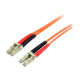 StarTech.com Cavo patch duplex in fibra multimodale 62,5/125 2 m LC/LC - LSZH (FIBLCLC2) - Cavo patch - LC multi-mode (M) a LC 