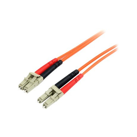 StarTech.com Cavo patch duplex in fibra multimodale 62,5/125 2 m LC/LC - LSZH (FIBLCLC2) - Cavo patch - LC multi-mode (M) a LC 