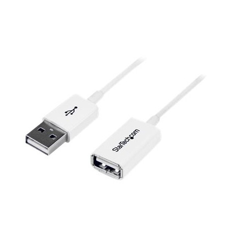 StarTech.com Cavo prolunga USB 2.0 da A ad A - Cavo Extender USB2.0 Maschio / Femmina da 3m - Bianco - Prolunga USB - USB (F) a