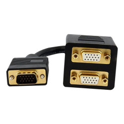 StarTech.com Cavo Sdoppiatore VGA a 2 uscite VGA - Cavo Y splitter VGA a doppia uscita VGA - M/F da 30 cm - Splitter VGA - HD-1