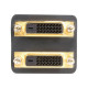 StarTech.com Cavo splitter video digitiale DVI-D a 2 DVI-D da 30 cm - Cavo sdoppiatore da DVI a due DVI  M/F (DVISPL1DD) - Ripa