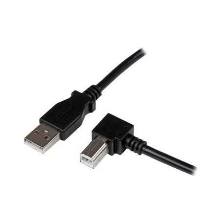 StarTech.com Cavo USB 2.0 A a B con angolare destro da 2 m - M/M - Cavo USB - USB Tipo B (M) a USB (M) - USB 2.0 - 2 m - connet