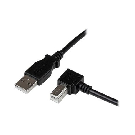 StarTech.com Cavo USB 2.0 A a B con angolare destro da 3 m - M/M - Cavo USB - USB Tipo B (M) a USB (M) - USB 2.0 - 3 m - connet