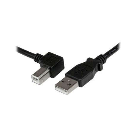 StarTech.com Cavo USB 2.0 A a B con angolare sinistro 2 m - M/M - Cavo USB - USB Tipo B (M) a USB (M) - USB 2.0 - 2 m - connett