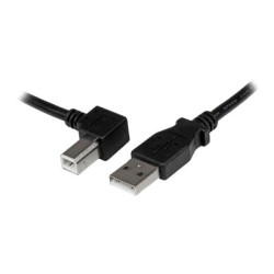 StarTech.com Cavo USB 2.0 A a B con angolare sinistro 3 m - M/M - Cavo USB - USB Tipo B (M) a USB (M) - USB 2.0 - 3 m - connett