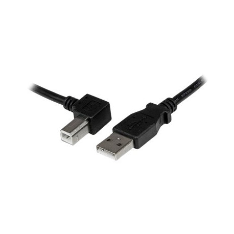 StarTech.com Cavo USB 2.0 A a B con angolare sinistro 3 m - M/M - Cavo USB - USB Tipo B (M) a USB (M) - USB 2.0 - 3 m - connett