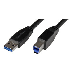 StarTech.com Cavo USB 3.0 attivo USB-A a USB-B - USB 3.1 Gen 1 (5 Gbps) da 10m - Cavo USB - USB Type B (M) a USB Tipo A (M) - U