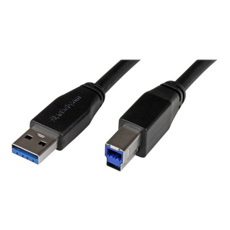 StarTech.com Cavo USB 3.0 attivo USB-A a USB-B - USB 3.1 Gen 1 (5 Gbps) da 5m - Cavo USB - USB Type B (M) a USB Tipo A (M) - US