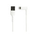 StarTech.com Cavo USB angolare a Lightning - Conforme Apple Mfi da 1m - Bianco - Cavo Robusto USB-A a Lightning (RUSBLTMM1MBR) 