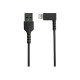 StarTech.com Cavo USB angolare a Lightning - Conforme Apple Mfi da 1m - Nero - Cavo Robusto USB-A a Lightning (RUSBLTMM1MBR) - 