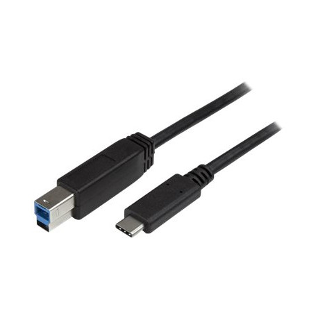 StarTech.com Cavo USB-C a USB-B - M/M - Cavo USB Tipo C da C a B per Stampante - USB 3.0 da 2m - Cavo USB - 24 pin USB-C (M) a 