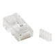 StarTech.com Connettore modulare RJ45 CAT6 per cavo solido - Confezione da 50 unità - Connettore di rete - RJ-45 (M) - CAT 6 - 