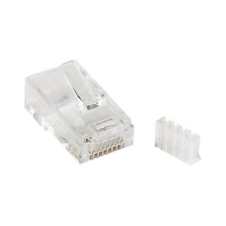 StarTech.com Connettore modulare RJ45 CAT6 per cavo solido - Confezione da 50 unità - Connettore di rete - RJ-45 (M) - CAT 6 - 