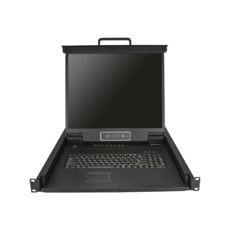 StarTech.com Console KVM a 8 porte VGA montabile a rack con cavi da 1,8 m - Switch KVM integrato con monitor LCD da 19" 1U (RKC