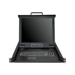 StarTech.com Console KVM a 8 porte VGA per server rack con cavi da 1,8 m 1U - Switch KVM integrato con monitor LCD 17" (RKCONS1