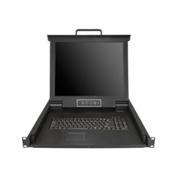 StarTech.com Console KVM per Armadio Rack - KVM Switch VGA - Monitor LCD 17" - Montabile a Rack - Cassetto KVM universale 1U LC