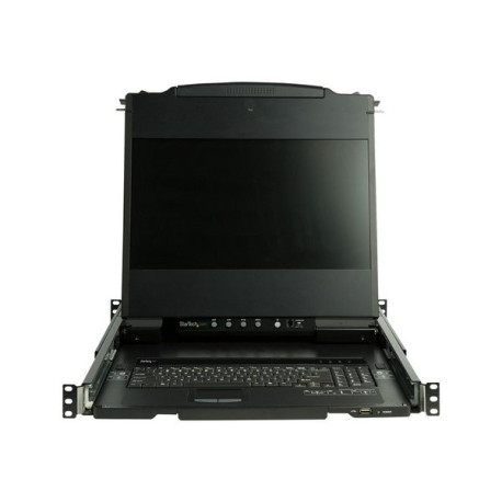 StarTech.com Console KVM per Armadio Rack - KVM Switch VGA/DVI - Monitor LCD da 17" HD - Montabile a Rack su doppia guida - Cas