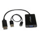 StarTech.com DisplayPort to VGA Adapter with Audio - 1920x1200 - DP to VGA Converter for Your VGA Monitor or Display (DP2VGAA) 