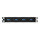 StarTech.com Hub USB C a 4 porte USB-A -Hub USB 3.0 Type C (3.2/3.1 Gen 1) 5Gbps - Alimentato da bus - Cavo da 28cm (HB30CM3A1C