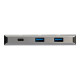 StarTech.com Hub USB-C a 3 porte con porta LAN - 10 Gbps - 2 USB-A e 1 USB-C (HB31C2A1CGB) - Hub - 1 x USB-C + 2 x USB 3.1 + 1 