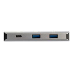 StarTech.com Hub USB-C a 3 porte con porta LAN - 10 Gbps - 2 USB-A e 1 USB-C (HB31C2A1CGB) - Hub - 1 x USB-C + 2 x USB 3.1 + 1 