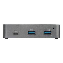 StarTech.com Hub USB-C a 3 porte con porta LAN - 10 Gbps - 2 USB-A e 1 USB-C - Alimentato - Hub - 1 x USB-C + 2 x USB 3.1 + 1 x