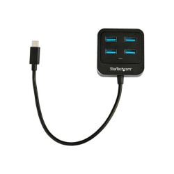 StarTech.com Hub USB-C a 4 porte - Hub USB-C a USB 3.1 Gen 2 (10Gbps) - 4x USB-A - Hub - 4 x SuperSpeed USB 3.0 - desktop - per