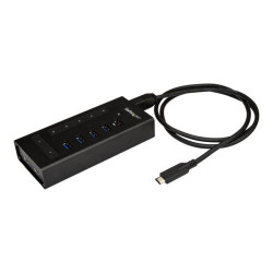 StarTech.com Hub USB-C a 7 porte in metallo - USB-C a 5x USB-A e 2x USB-C - USB 3.0 - Hub - 5 x SuperSpeed USB 3.0 + 2 x USB-C 