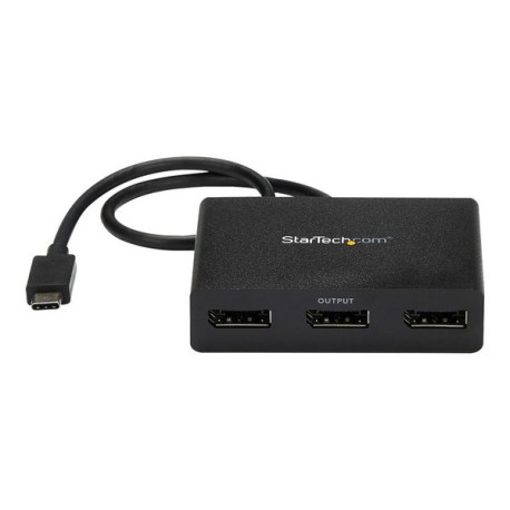 StarTech.com Hub USB-C DisplayPort a 3 porte collegabile a Margherita - Hub Splitter MST Tipo-C a DP per Monitor - Adattatore v