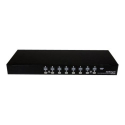 StarTech.com Kit Switch KVM USB montabile a rack 1U 16 porte con funzione OSD e cavi - Switch KVM - 16 x KVM port(s) - 1 utente