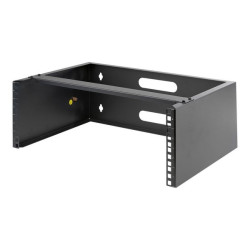 StarTech.com Rack 4U per il montaggio a parete -  Rack di rete da 19" - Staffa a muro per pannello patch per switch di rete (WA