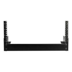 StarTech.com Rack desktop aperto 4U - Rack a 2 montanti autoportante per apparecchiature di rete fino a 30 kg (RK4OD) - Rack a 