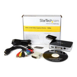 StarTech.com Scheda Acquisizione Video Grabber USB 3.0 - HDMI / DVI / VGA / Component HD - Scheda Cattura video Esterna - 1080p