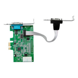 StarTech.com Scheda adattatore seriale PCI Express RS232 a 2 porte - Scheda controller host seriale PCIe RS232 / DB9 - 16950 UA