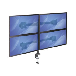 StarTech.com Braccio Articolato da Scrivania per 4 Monitor - Supporto per 4 Schermi VESA fino a 27" - Struttura in Acciaio - Ki