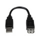 StarTech.com Cavo adattatore di prolunga USB 2.0 da 15 cm A ad A - M/F - Prolunga USB - USB (M) a USB (F) - USB 2.0 - 15 cm - n