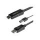 StarTech.com Cavo adattatore HDMI a DisplayPort da 2m alimentato via USB - Convertitore attivo HDMI 1.4 a DP 1.2 - 4K 30Hz (HD2