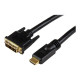 StarTech.com Cavo adattatore HDMI a DVI-D da 5 m - M/M - Convertitori da HDMI a DVI - Nero (HDDVIMM5M) - Cavo adattatore - HDMI