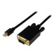 StarTech.com Cavo adattatore Mini DisplayPort a VGA da 1,8 m - Convertitore attivo video da mDP a VGA 1920x1200 - Nero (MDP2VGA